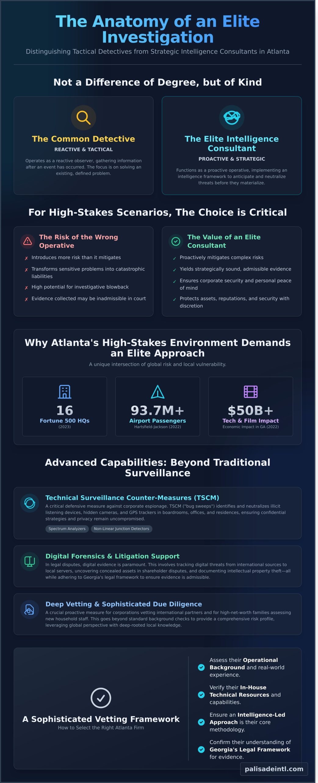 Private Investigator Atlanta: A Strategic Guide to High-Stakes Intelligence & Discretion